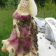 Illustration for article titled An Artist and Her Bees Create Beautiful Honeycomb-Draped Sculptures
